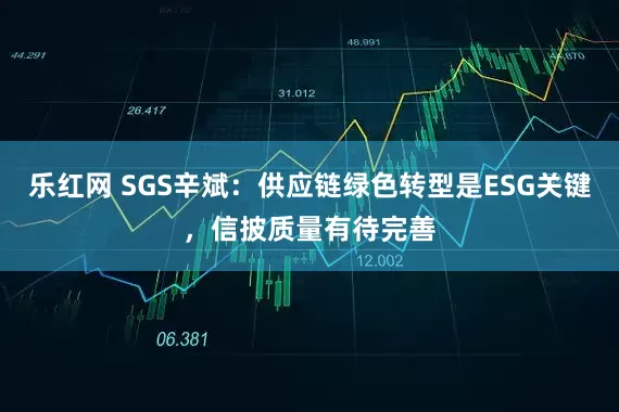 乐红网 SGS辛斌：供应链绿色转型是ESG关键，信披质量有待完善